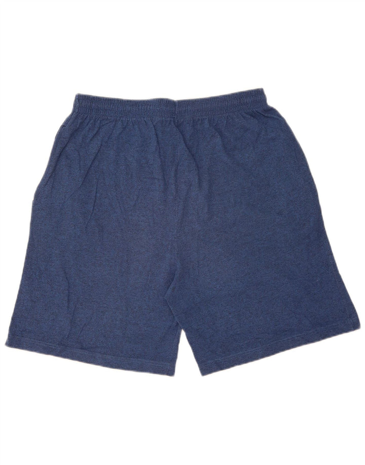 Champion Mens Sport Shorts XL  Blue Flecked Cotton