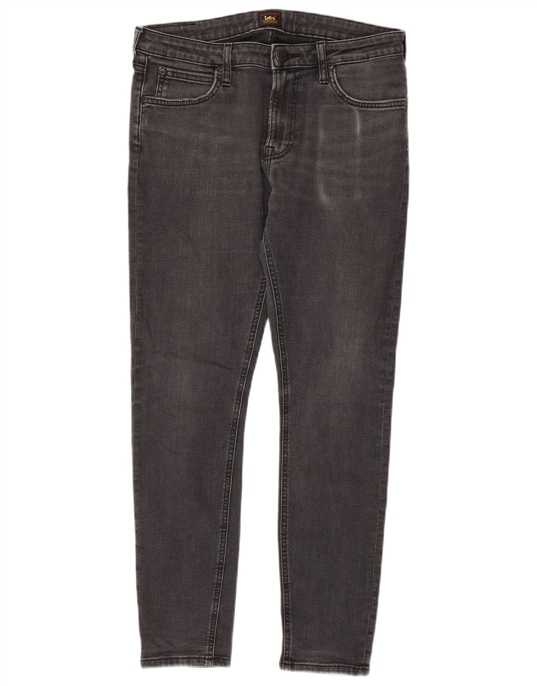 Lee Mens Malone Skinny Jeans W32 L30 Grey Cotton