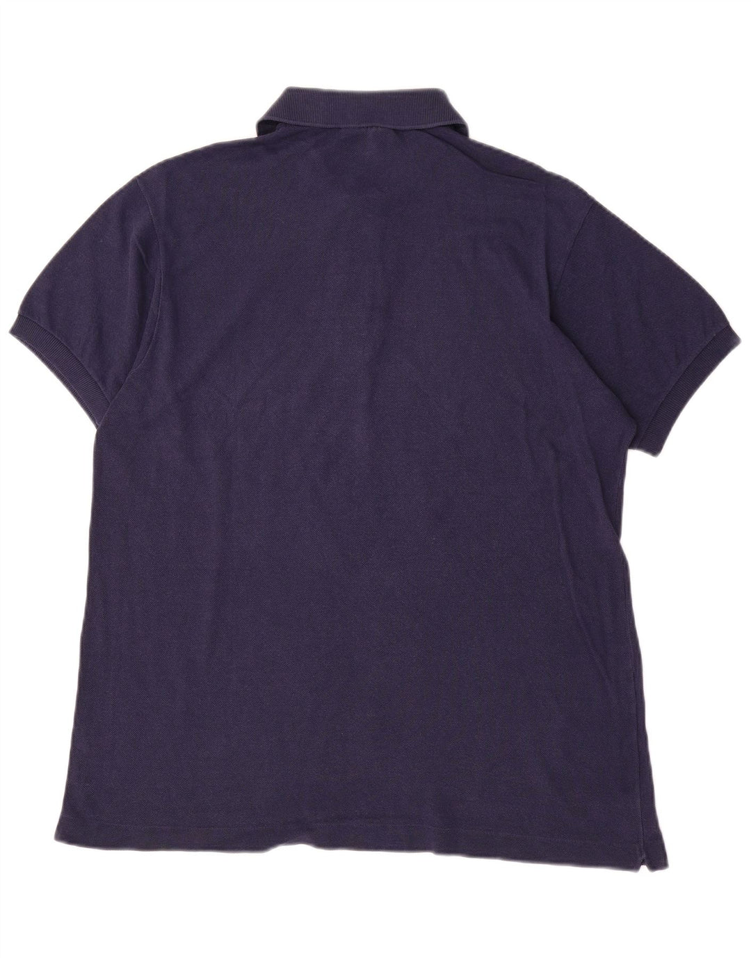 LACOSTE Mens Polo Shirt Size 5 Large Navy Blue Cotton