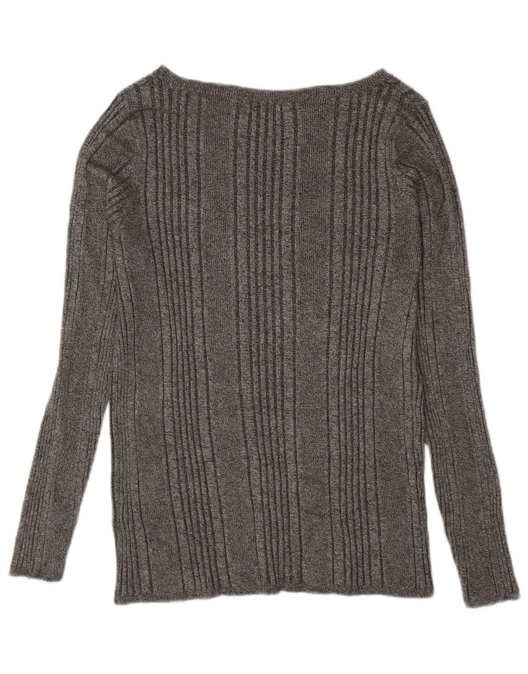 Marks & Spencer Womens Top Long Sleeve UK 18 XL Grey Viscose