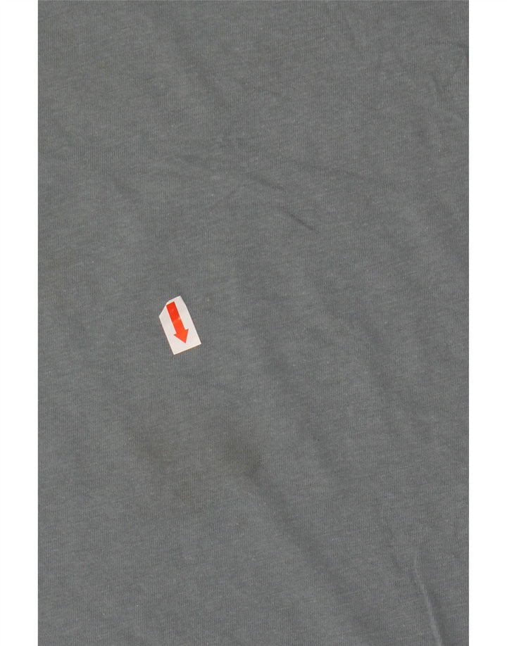 VOLCOM Womens Graphic T-Shirt Top UK 16 Large Blue Cotton