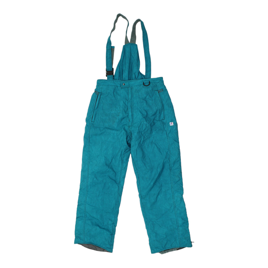 K-Way Mens Blue Ski Salopettes | Vintage Designer Winter Sports Snow Pants VTG | Vintage Messina Hembry | Thrift | Second-Hand Messina Hembry | Used Clothing | Messina Hembry 