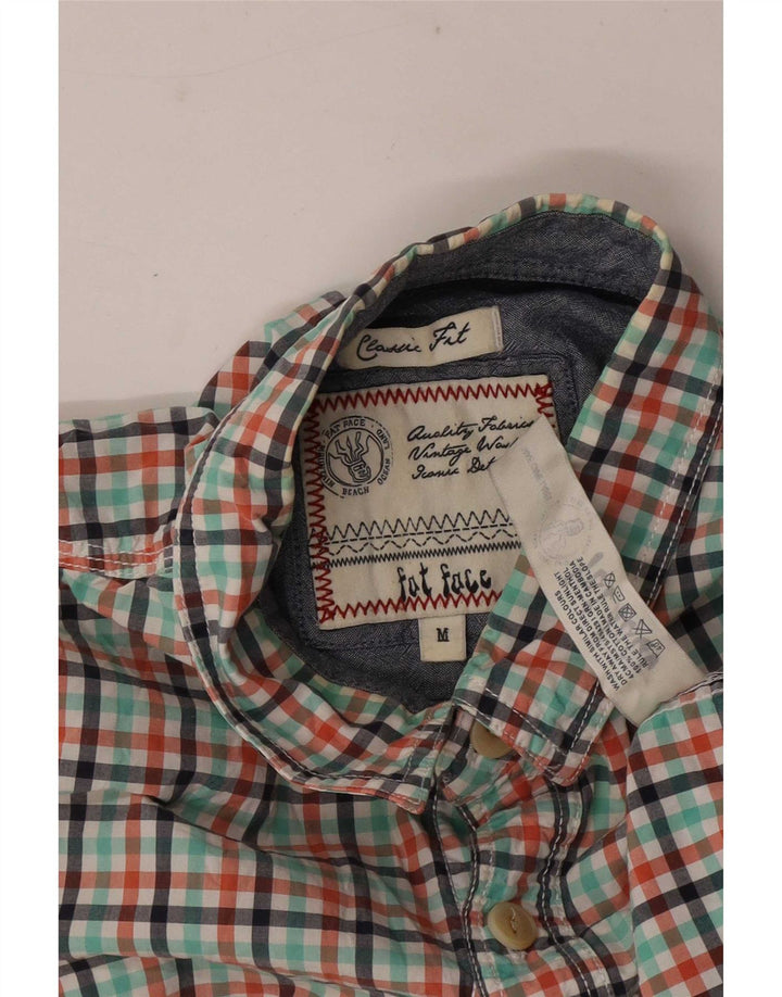 Fat Face Mens Short Sleeve Classic Fit Shirt Medium Multicoloured Check
