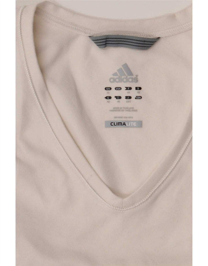 Adidas Womens Climalite Vest Top UK 12 Medium White
