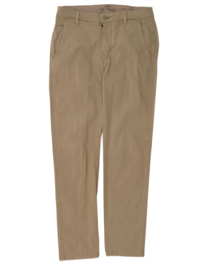 LEVI'S Mens Slim Tapered Chino Trousers W29 L28 Beige Cotton