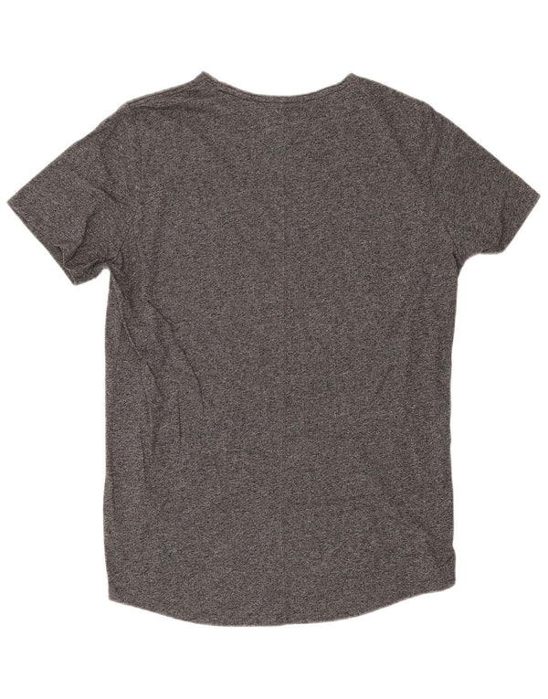 Tommy Hilfiger Mens T-Shirt Top XL Grey Flecked