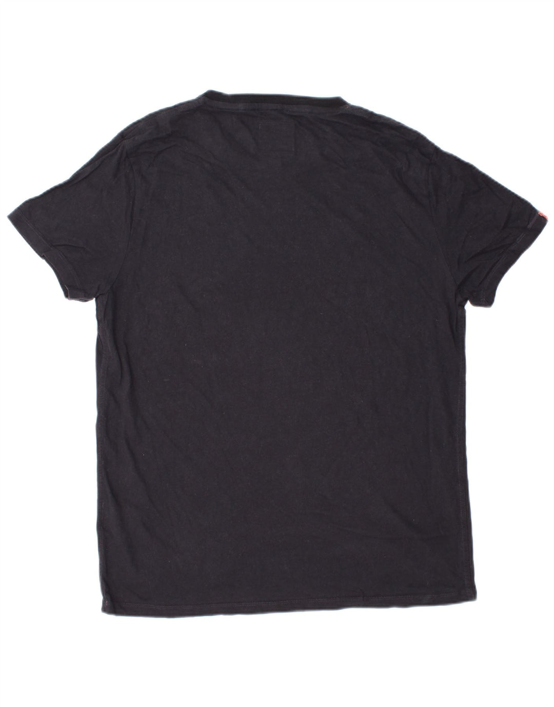 SUPERDRY Mens T-Shirt Top 2XL Navy Blue Cotton