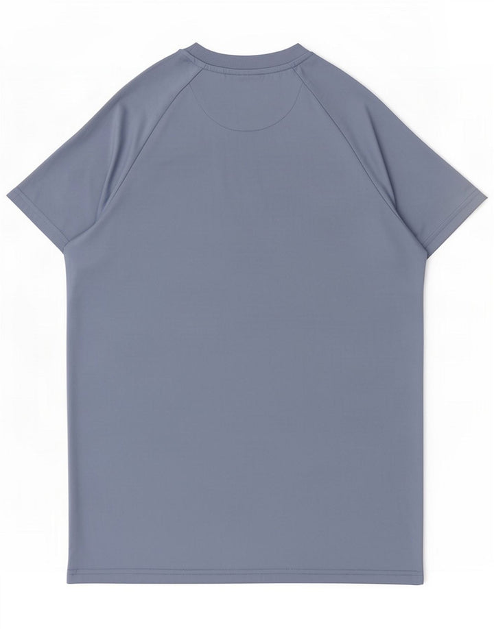 Mckenzie Mens T-Shirt Top Medium Blue Polyester