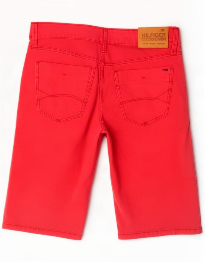Tommy Hilfiger Womens Casual Shorts Medium W28 Red Cotton