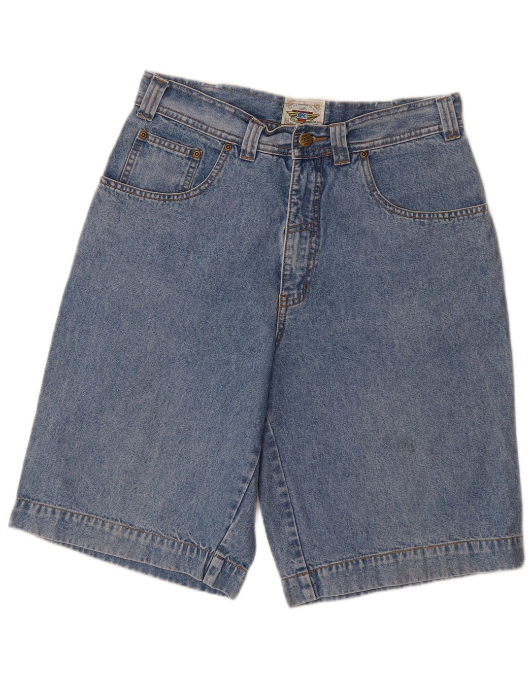 Mens Denim Shorts EU 48 Medium W30