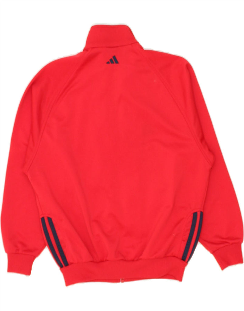 ADIDAS Boys Tracksuit Top Jacket 11-12 Years Red Polyester | Vintage Adidas | Thrift | Second-Hand Adidas | Used Clothing | Messina Hembry 