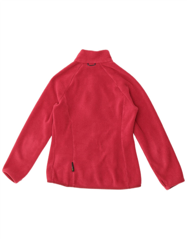 Jack Wolfskin Womens Liner Fleece Jacket UK 10 Small Pink Polyester