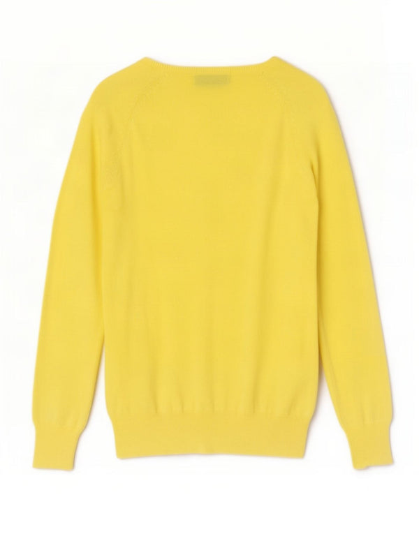Zara Womens Cardigan Sweater UK 18 XL Yellow
