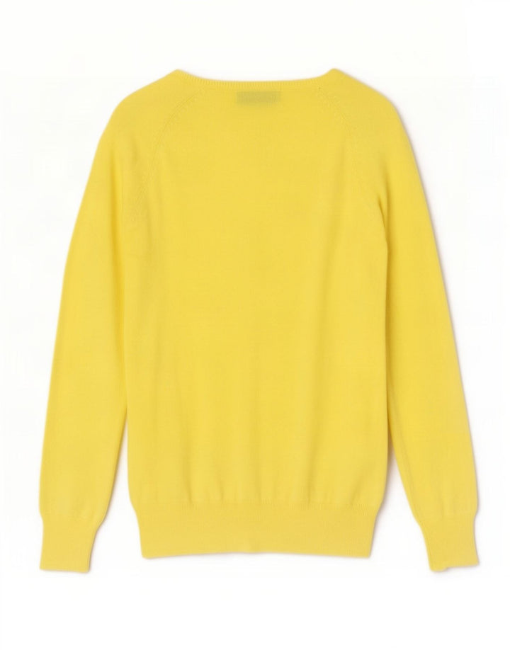 Zara Womens Cardigan Sweater UK 18 XL Yellow