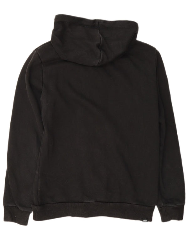 Puma Womens Graphic Regular Fit Zip Hoodie Sweater UK 10 Small Black Cotton
