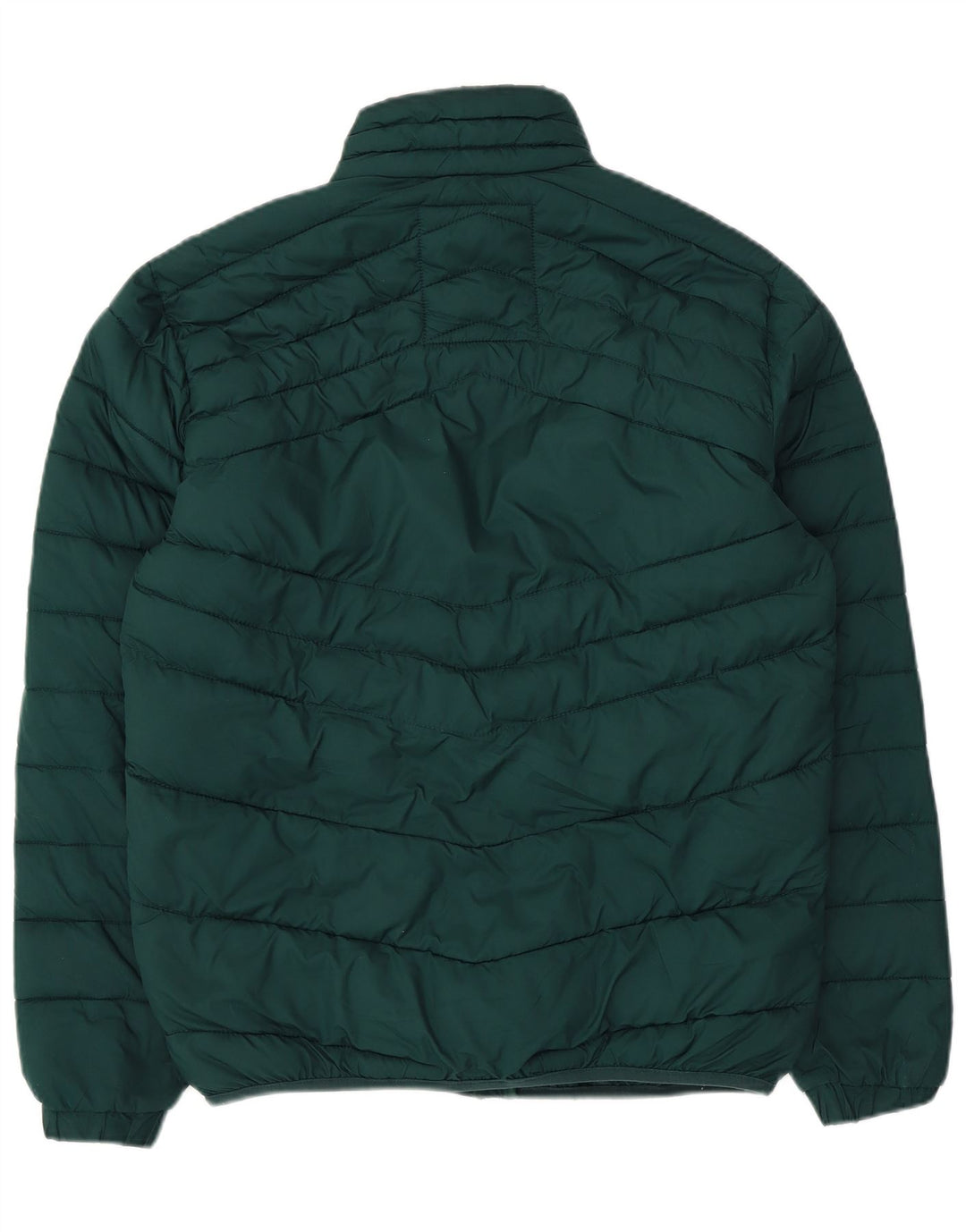 JACK & JONES Mens Padded Jacket UK 38 Medium Green Polyester