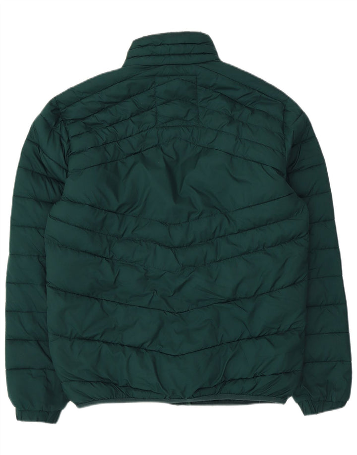 JACK & JONES Mens Padded Jacket UK 38 Medium Green Polyester