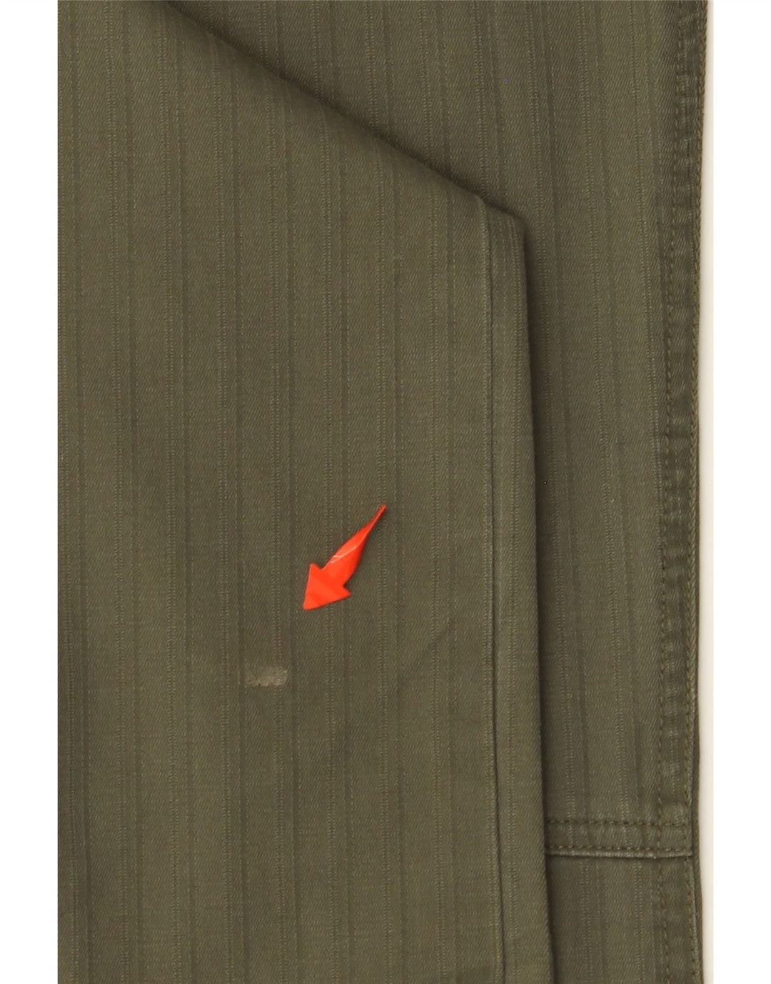 COLUMBIA Womens Straight Casual Trousers US 12 Large W34 L31 Khaki Striped