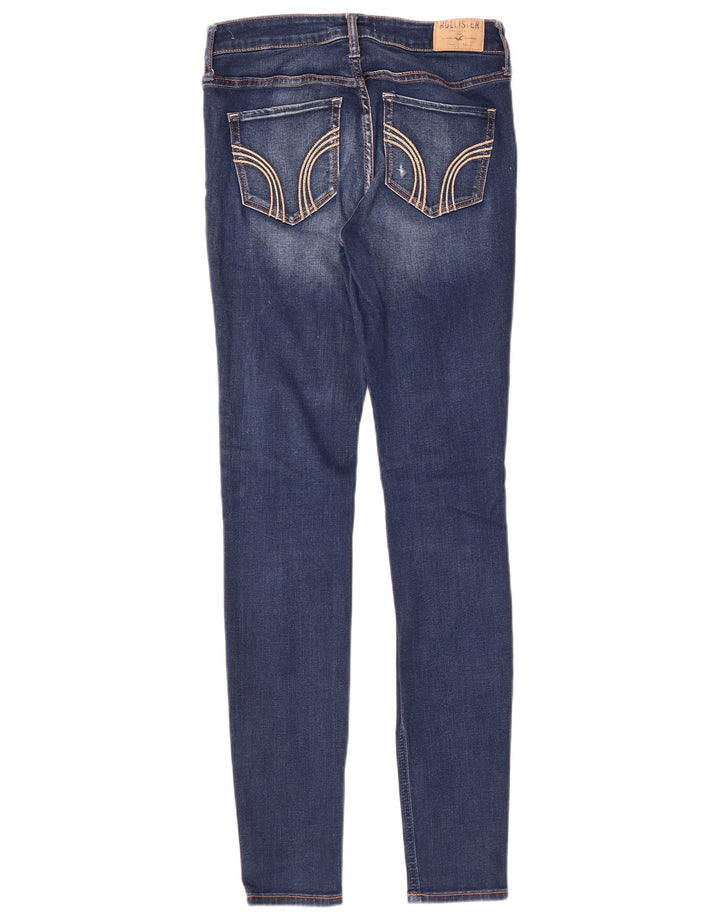 HOLLISTER Womens Distressed Skinny Jeans US 3 XS W26 L31 Blue Cotton