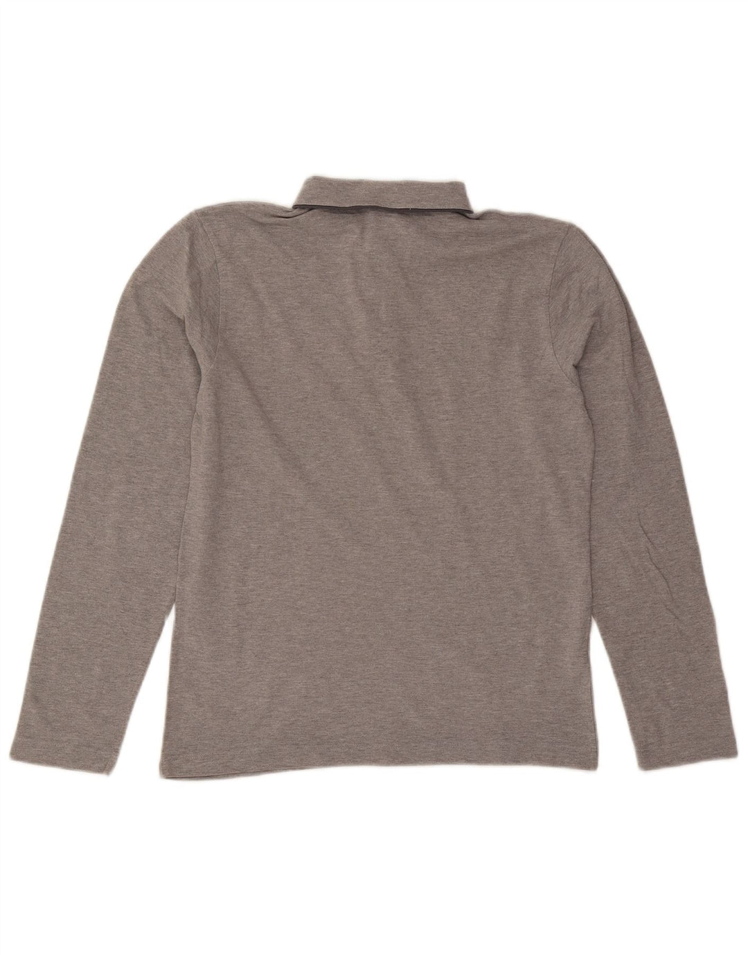 Calvin Klein Mens Long Sleeve Polo Shirt Small Grey