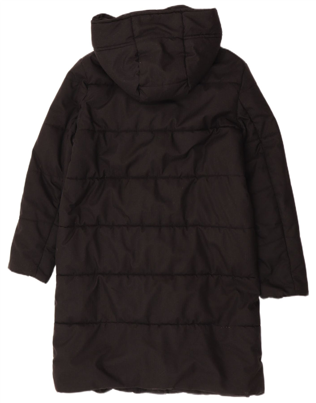 Crew Clothing Womens Hooded Regular Fit Padded Coat UK 14 Medium Black