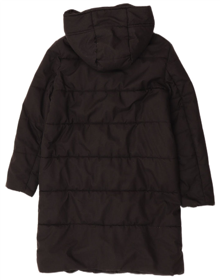 Crew Clothing Womens Hooded Regular Fit Padded Coat UK 14 Medium Black