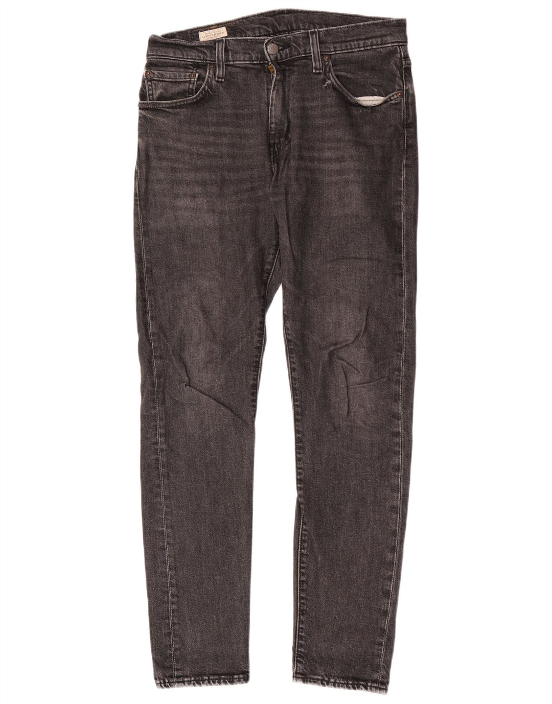 Levi's Mens 512 Slim Tapered Jeans W30 L32 Black Cotton