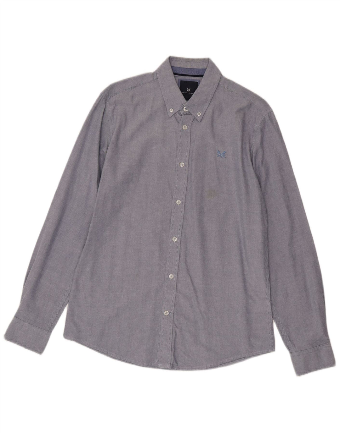 Crew Clothing Mens Slim Fit Shirt Small Blue Cotton