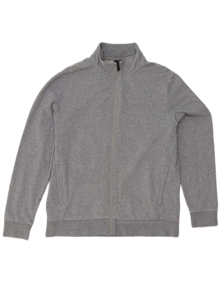 Hackett Mens Tracksuit Top Jacket Medium Grey Cotton
