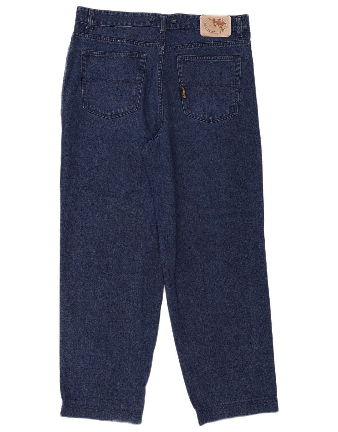 Trussardi Womens Straight Jeans W34 L30 Navy Blue Cotton