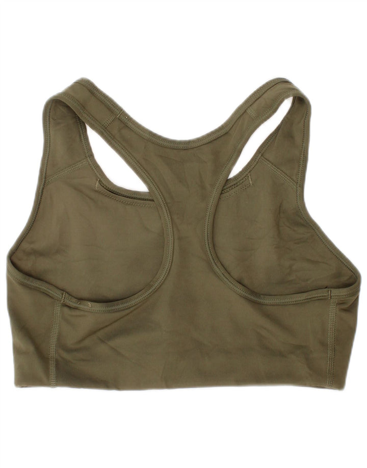 Nike Womens Sport Bra Top Small Khaki Sports