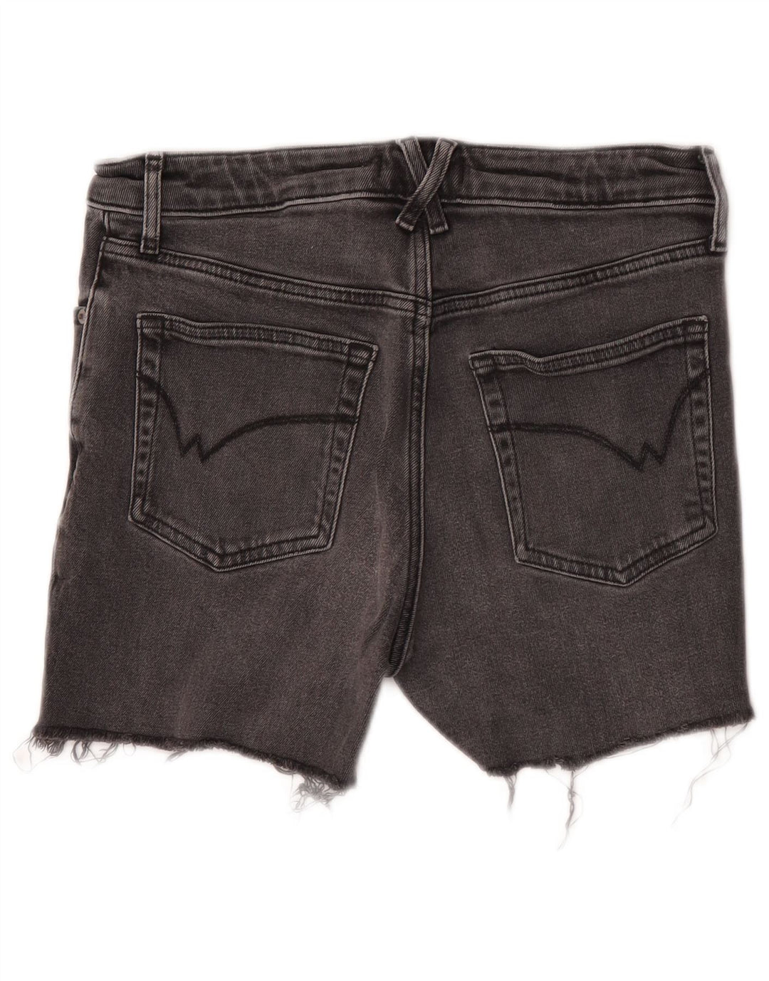 White Stuff Womens Denim Shorts UK 10 Small W28  Grey Cotton