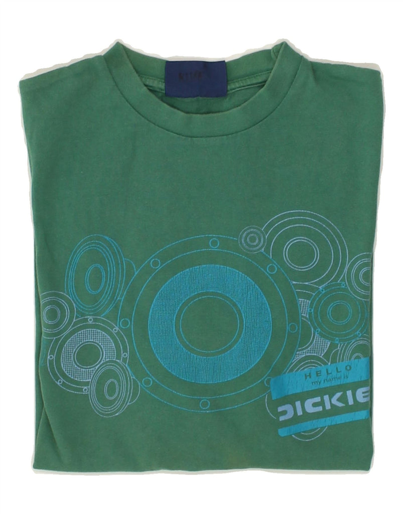 DICKIES Mens Graphic T-Shirt Top Small Green Cotton | Vintage Dickies | Thrift | Second-Hand Dickies | Used Clothing | Messina Hembry 