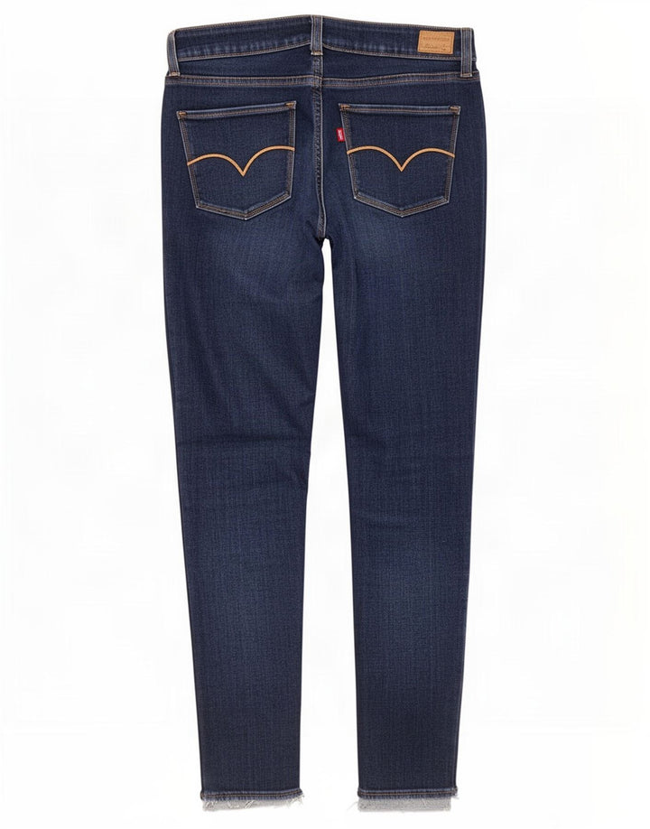 Levi's Womens Legging Cropped Jeans W29 L26 Blue Cotton