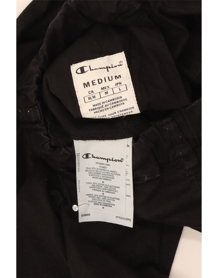 Champion Mens Straight Chino Trousers Medium W32 L30 Black Cotton