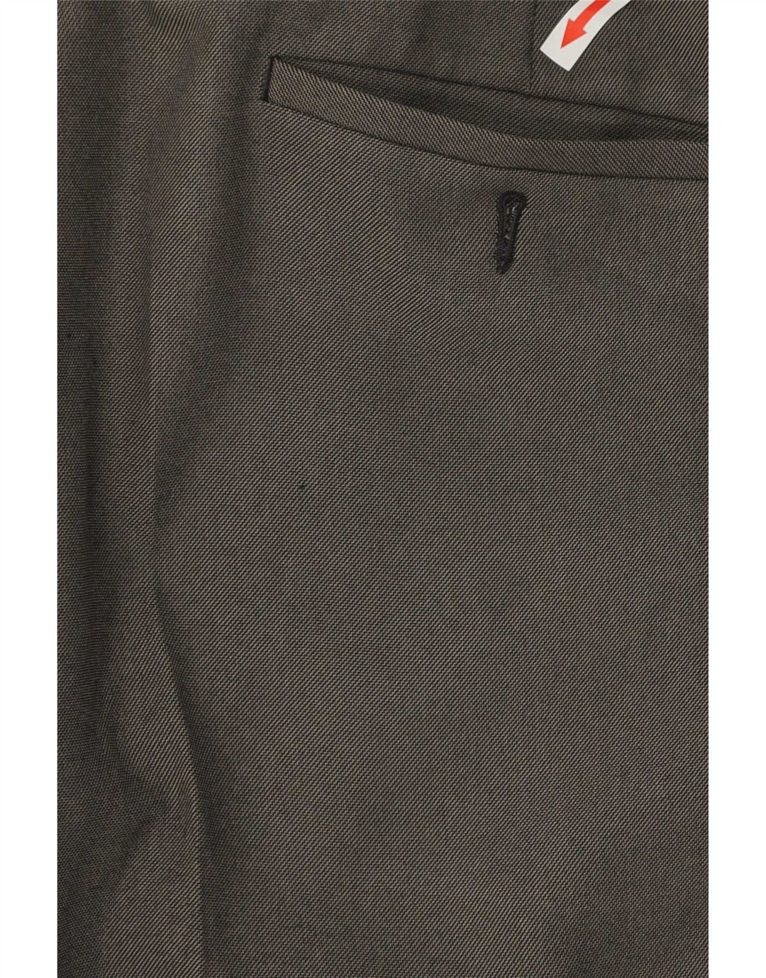 Marks & Spencer Mens Straight Suit Trousers W36 L29 Black Polyester