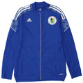 Adidas Womens Tracksuit Top Jacket UK 12/14 Medium Blue Polyester