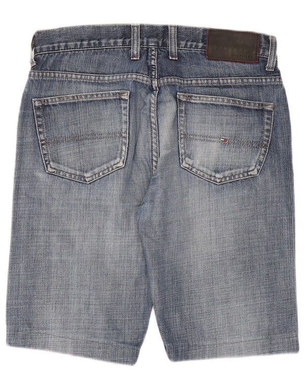Tommy Hilfiger Mens Denim Shorts W32 Medium Blue Cotton
