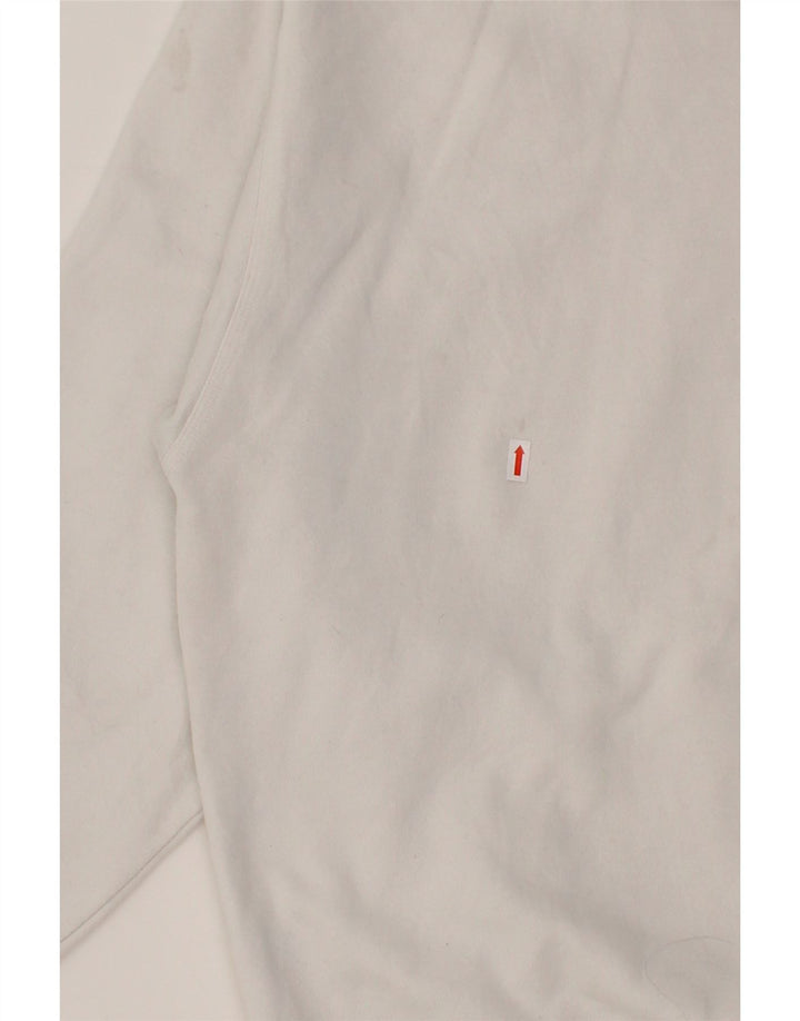 CHAMPION Mens Graphic Hoodie Jumper Large White Cotton Vintage Champion and Second-Hand Champion from Messina Hembry 