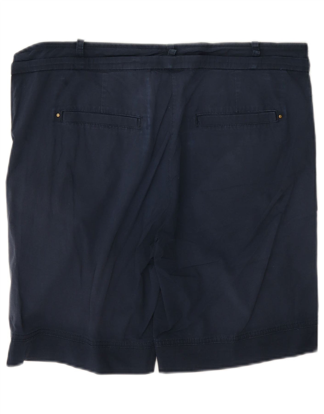 Champion Mens Chino Shorts Medium W32 Navy Blue Cotton