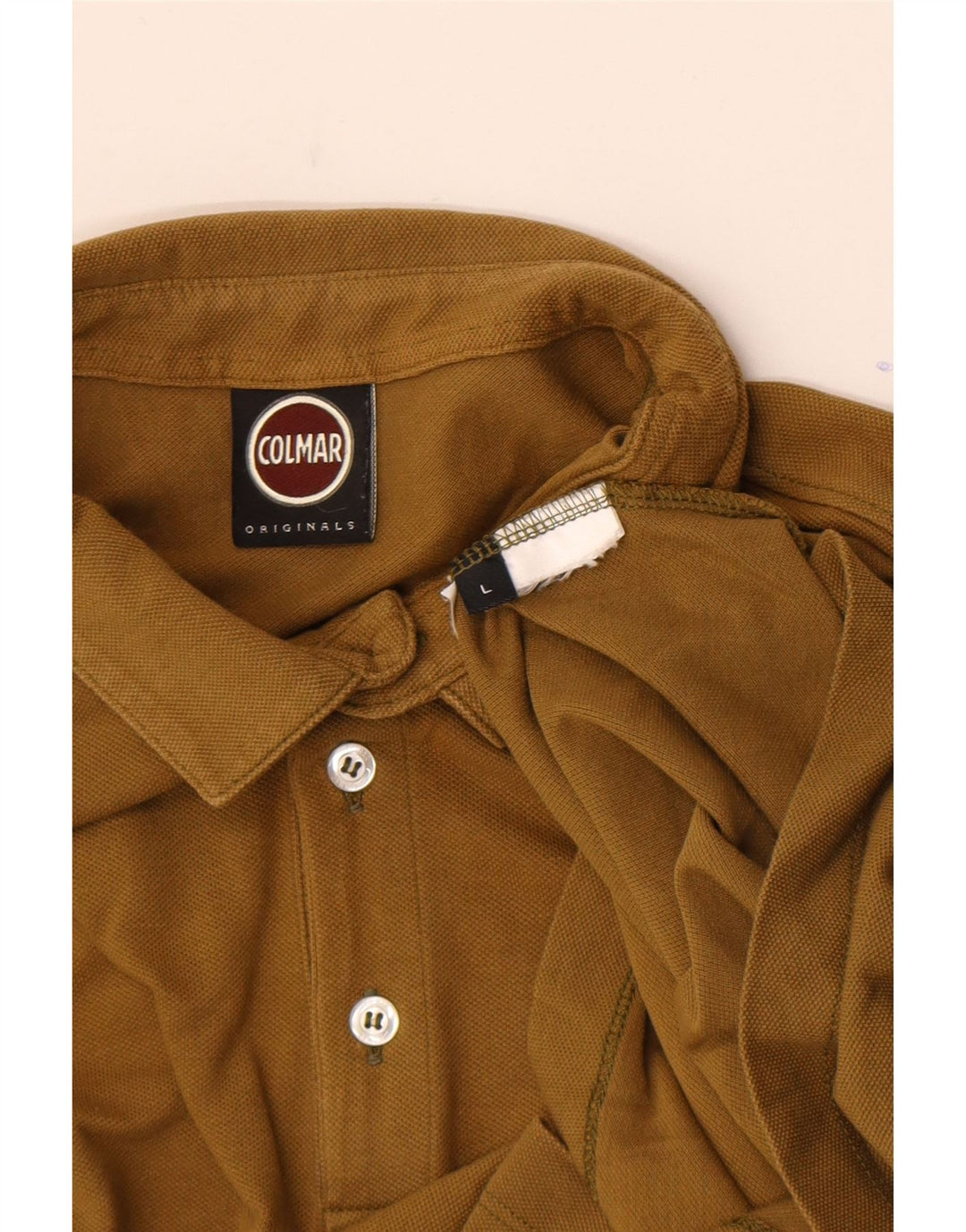 Colmar Mens Polo Shirt Large Khaki