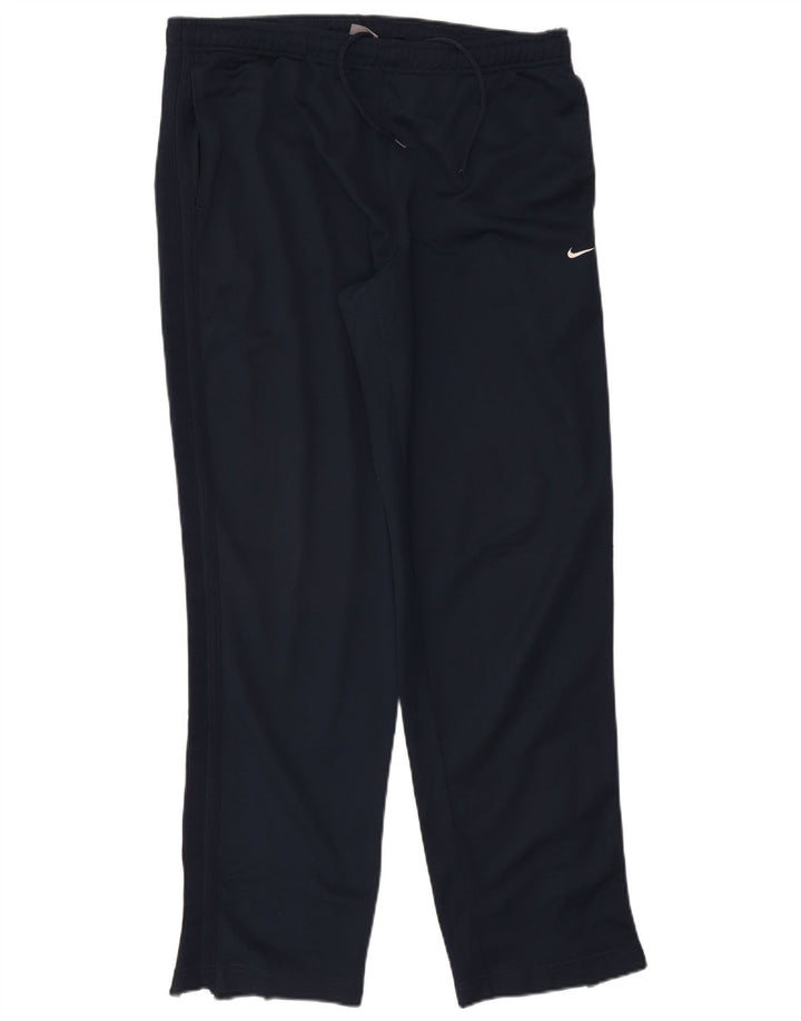 NIKE Mens Tracksuit Trousers XL  Navy Blue Polyester