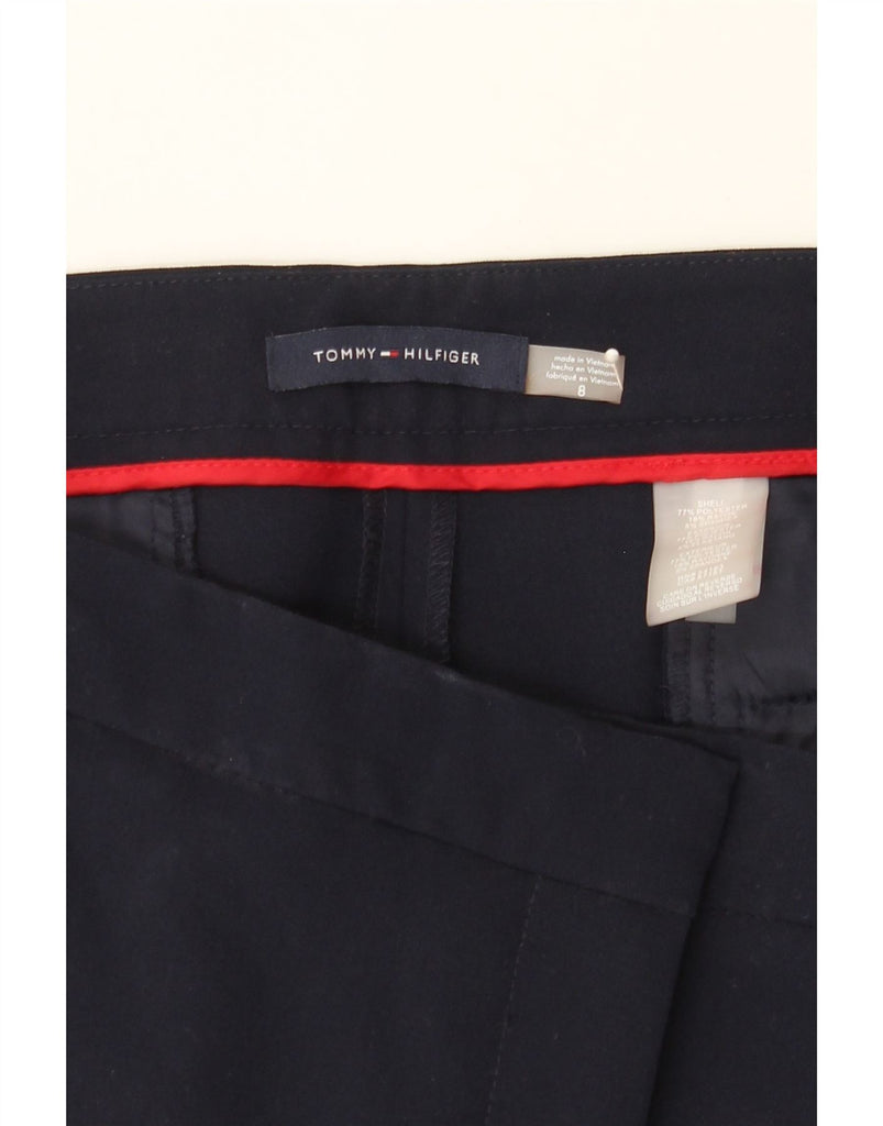 TOMMY HILFIGER Womens Slim Chino Trousers US 8 Medium W30 L28 Navy Blue Vintage Tommy Hilfiger and Second-Hand Tommy Hilfiger from Messina Hembry 
