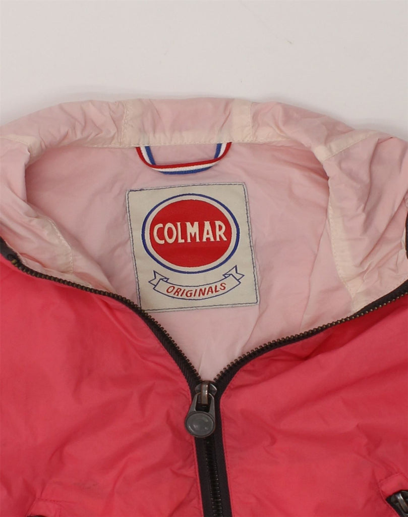 COLMAR Girls Hooded Rain Jacket 3-4 Years Red Nylon | Vintage Colmar | Thrift | Second-Hand Colmar | Used Clothing | Messina Hembry 