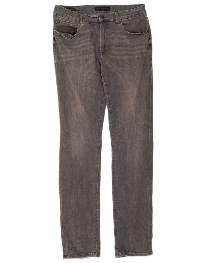 Trussardi Womens Slim Jeans W32 L34 Grey