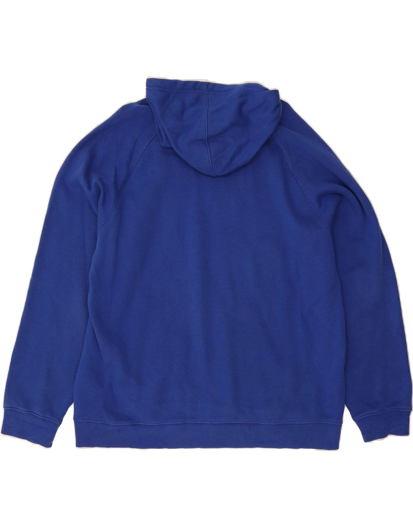 UNDER ARMOUR Mens Graphic Hoodie Jumper Large Blue Cotton Vintage Under Armour and Second-Hand Under Armour from Messina Hembry 