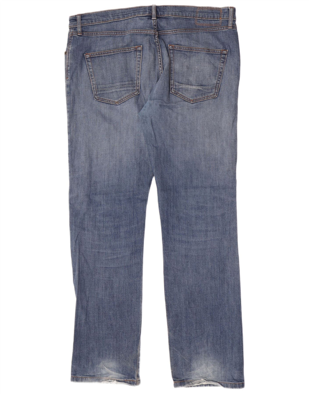 Marks & Spencer Mens Straight Jeans W36 L33 Blue Cotton