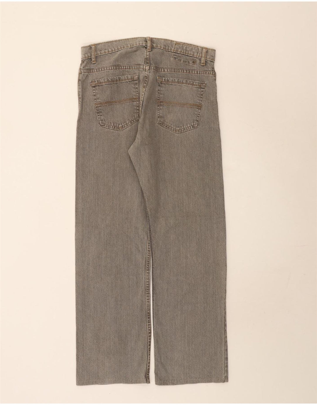 Marks & Spencer Mens Straight Jeans W34 L31 Grey Cotton