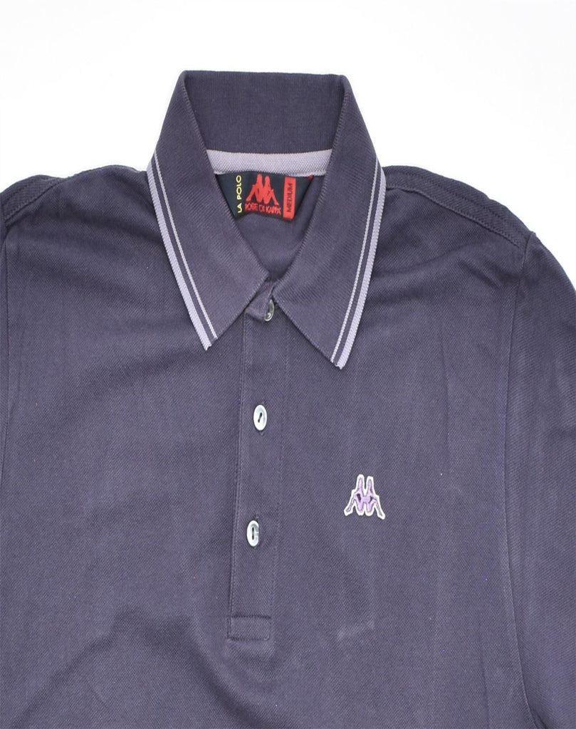 KAPPA Mens Polo Shirt Medium Navy Blue Cotton | Vintage | Thrift | Second-Hand | Used Clothing | Messina Hembry 