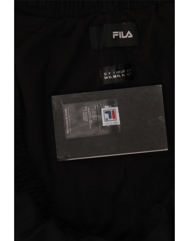 FILA Mens Full Tracksuit XL  Black Polyester